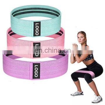 Hot Factory Wholesale Non Rolling Hip Circle Resistance Band for Booty Shaping and Lifting photo-2