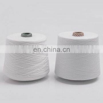 Wholesale Manufacturing 21s Crochet Milk Ring Spun White Pima Organic Cotton Knitting Yarn photo-3