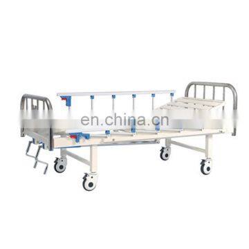 MY-R009F medical supplies 200kg load capacity stainless steel hand controller manual 2 crank hospital bed for sale