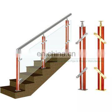 Hot Sale Hospital Stainless Steel 304 316 Stairs Railing Elegant Railing Designs Factory in China photo-7