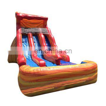 Fire n Ice Water Slide Big Backyard Inflatable Water Slides With Pool