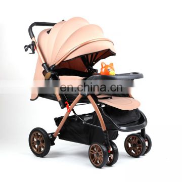 sale online auto fold high seat  adjustable luxury baby stroller baby girl prams