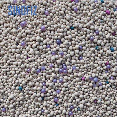 COZIE CAT/odor Control Bentonite Cat Litter/ball/1-3.5mm/lavender/with Silica Bead/8kg photo-2