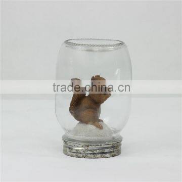 Squirrel Ceramic Decoration,Animal Glass Decoration,Handstand Glass Decoration