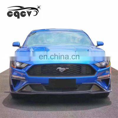 Hight Quality and Beautiful Body Kit Suitable for 2018 Ford Mustang in CQCV Style Carbon Fiber Front Lip Rear Lip Side Skirts