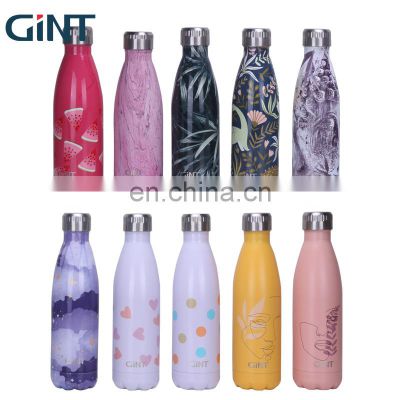 GINT 500ml Hot Selling Customer Design Vacuum Low MOQ Sport Water Bottle