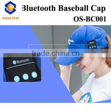 Embroidered bluetooth baseball cap bluetooth sport hat