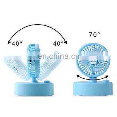 USB Small Oscillating Air li Ion Rechargeable Battery Fan photo-3