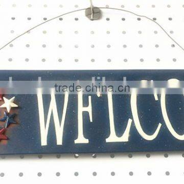 Decorative metal wall hanger/sign