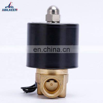 Mini 2W040-10 Normally Close DC12/24V AC36/110/220/380V 2 /2 Way Brass Air Water Solenoid Valve Price