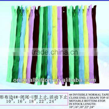 10-inch 3# KCC Invisible Zipper/ Lace Tape