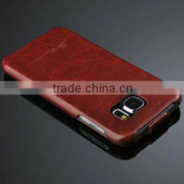 Crazy Horse Top Flip Case Cover for Samsung Galaxy S6