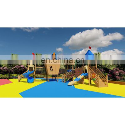 outdoor plastic playground commercial plastic outdoor playground with swing for sale