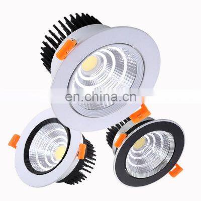 Adjustable Slim Recessed 7W 12W 15W 18W 24W SMD Trimless Spot Down Light LED Downlight