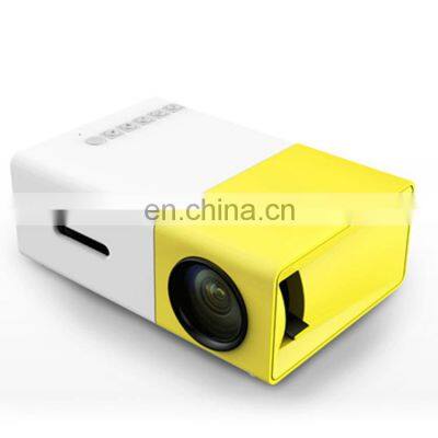 2021 Factory price Mini projector yg300 600 lumens 1080P Home Theater outdoor Projector DLP 4K  proyector