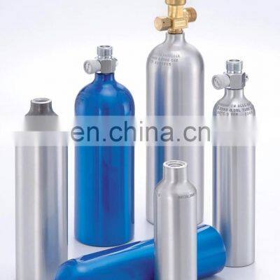 HG-IG 2.5L/3.4L/5L10L/13.4L/20L/30L AA6061 Empty Medical O2 Oxygen Aluminum Gas Cylinder Cilindros de Aluminio photo-2