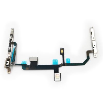 Mobile Phones Accessories Power Flex Cable For Iphone 8 plus Volume Switch On Off Button With Metal Cell Phone Parts