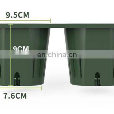 Factory Price Soft Nursery Garden 6 Plastic Artificial Box Ceramic Hanging Planter Pot Set Of 3