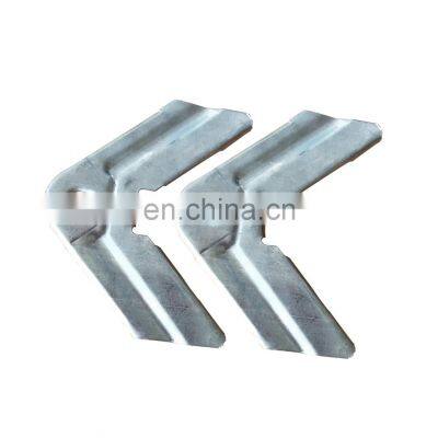 High quality duct flange corner sheet metal stamping parts hvac duct corner