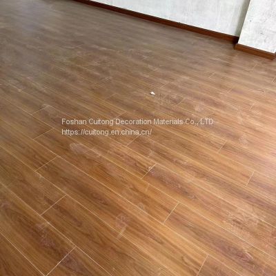 Foshan Foreign trade export MDF floor density board 9mm laminate floor engineering board decoration composite wood floor wholesale