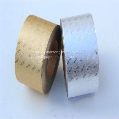 factory cigarette inner liner gold silver aluminum foil paper