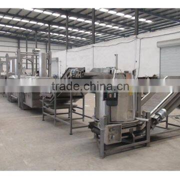 Industrial machine continuous fryer snacks food frying machine