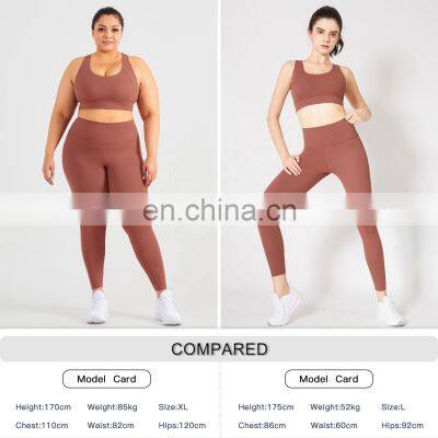 Women Back Buckle Adjustable Sports Wholesale Bra Plus Size Sexy Gym Yoga Top