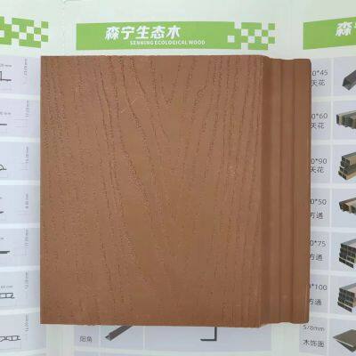 Factory OEM New Design 155X20X2900 Co-Extrusion WPC Cladding photo-2