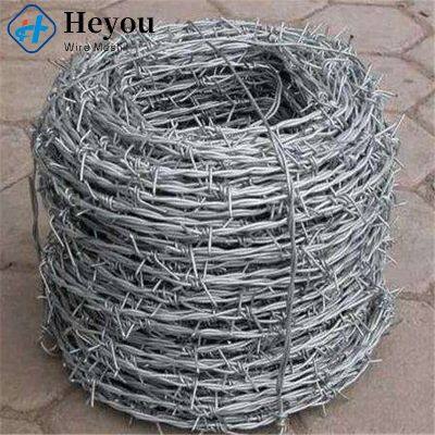 Factory Direct Supply 1.6X1.6mm 1.2X1.2mm Hot Dipped Galvanized PVC Stainless Steel Barbed Wire photo-3