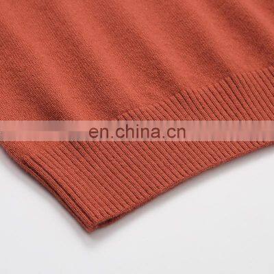 Women's 100% Cashmere Winter Pullover Old Age Custom Embroidered Floral Flowers O-Neck Casual Style Knit Sweater