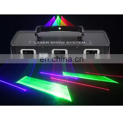 dj disco lights 2022 3 eyes/tunnels/holes 3d effect rgb full color animation laser