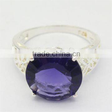 Latest S925 Silver Big Stone Ring Designs