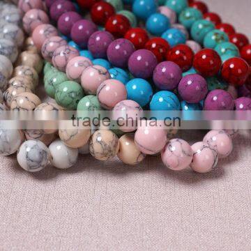 4mm 6mm 8mm 10mm 12mm Natural Turquoise Beads Natural Stone Charms Ornament Accessories Factory photo-2