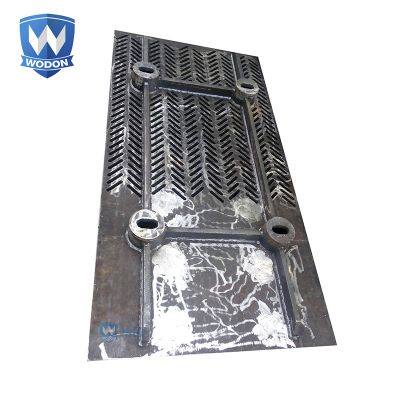 bimetal alloy high tensile fabricated steel plate wear plate  Wear parts direct manufactur