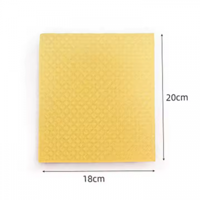 Eco-Friendly Kitchen Wet Washing Sponge Cloth 30% Cotton and 70% Wood Pulp Cellulose Biodegradable Sponge for Kitchen Cleaning photo-3