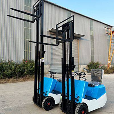 Warehouse Hydraulic Lifting Electric Forklift Mini Stacker photo-3