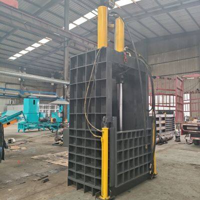 Hydraulic Small Sawdust Plastic Cardboard Baler Compactor Prices Pet Bottle Press Baler Machine photo-4