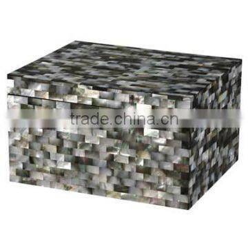 High end quality best selling set of Black MOP rectangular box from Vietnam