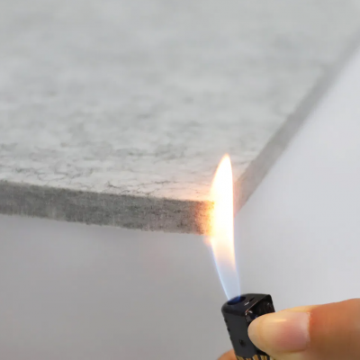 High Density Modern Noise Reduce Fireproof Suspended Pet Felt Ceiling Acoustic Panels for Hotel Meeting Room photo-5