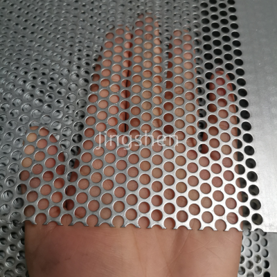 0.5mm & 1mm Thick Large Stainless Steel Perforated Mesh Sheet, Decorative Bending & Cutting