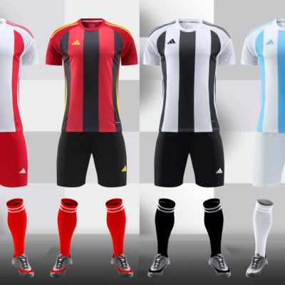 Children's Sports Jersey Set Summer Breathable Quick-Dry Football Uniform Set Customizable Sports Training Wear