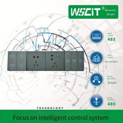 Hotel and Household pc Large Panel Rocker Switch, Two-way Single/double Control Switch, Wall Switch