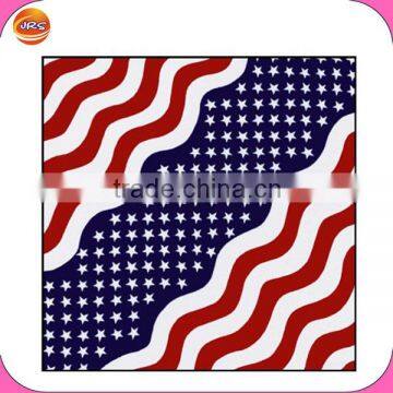 Fashion custom square waving us flag bandanas