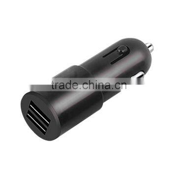 factory price dual usb car charger 2.4A