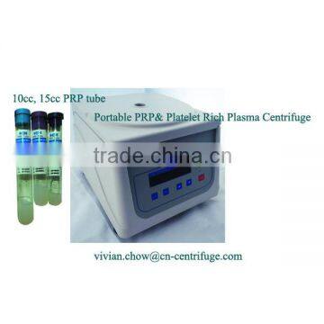 Portable PRP blood plasma or platelet rich plasma centrifuge for 10cc,15cc PRP kit