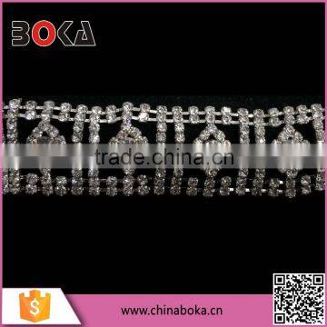 BOKA luxuries shining rhinestone crystal trims