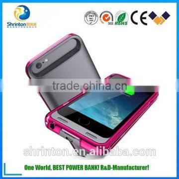 MFI External Protective Charging Case Extended Backup Battery Pack Cover Case For iphone5/5S/6