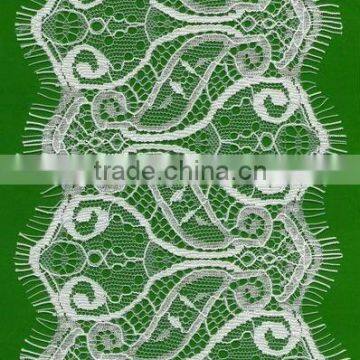 knitted nylon eyelet lace trim