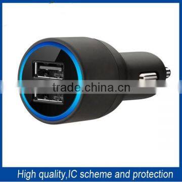 High Quality 4.2A USB Car Charger With Ring Light photo-4