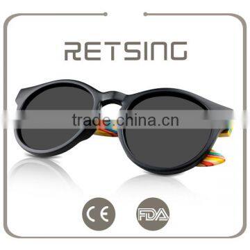 2016 FDA Wholesale Mirror Polarised Lens China Plastic Bamboo Sunglasses Custom Logo Wooden Sunglasses photo-3